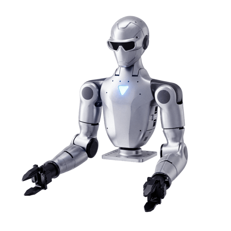 Unitree R1-A / R1-A-D manufacturer product render — torso configuration